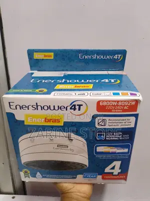 Enerbras Instant Hot Water Shower Head Bigger Shower Area