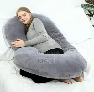 C Shape Bouncy Pregnancy Pillow Fiber Soft Material