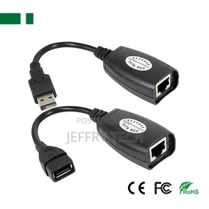 Cva-3015 50m Usb to Rj45 Extension Adapter