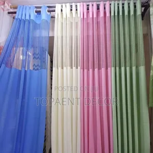 Green,Pink ,Cream and Blue Well Ventilated Hospital Curtain