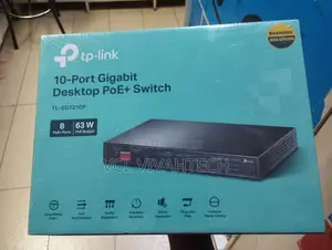 Tp-Link Tl-Sg1210p 10-Port Gigabit Desktop Switch