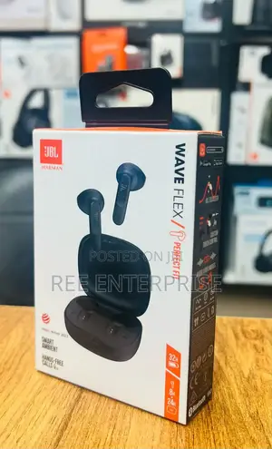 JBL Wave Flex Bluetooth Earbuds.