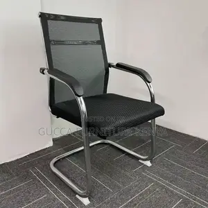 Office Chair: Upholstered Low-Back Guest Mesh Studio Chair