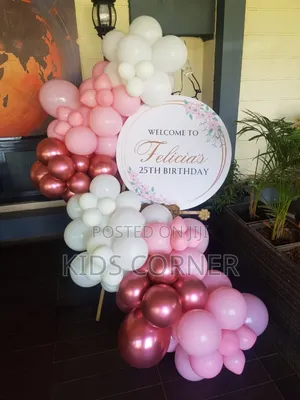 Adults Birthday Arch Decor