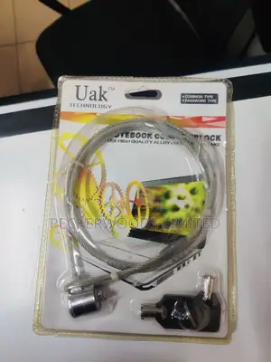 Laptop Cable Lock - 6ft Cable - 2 Keys - Notebook Computer