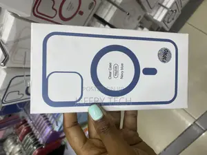 Jueshituo iPhone 13 Pro Magsafe Transparent Case-Navy Blue