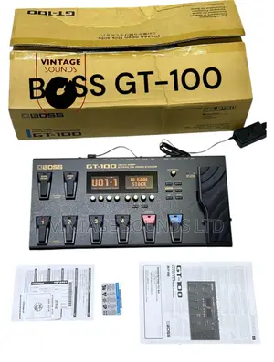 Boss Gt-100 Amp Multi-Effects Processor Pedal