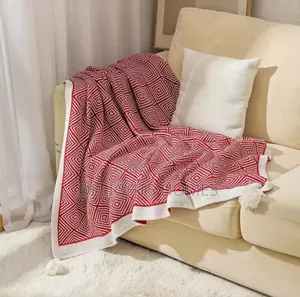 Bohemian Knitted Throw Blankets_st