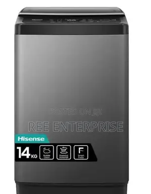 14kg Hisense Titanium Crystal Grey Washing Machine Top Load