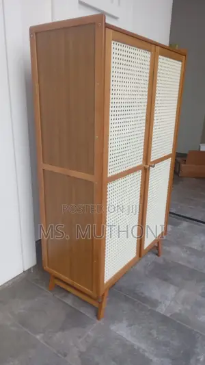 Wooden Bamboo Shoe Rack / Storage Cabinet