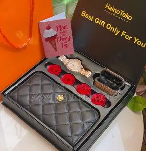 Mother's Day Gift Pack With Black Wallet