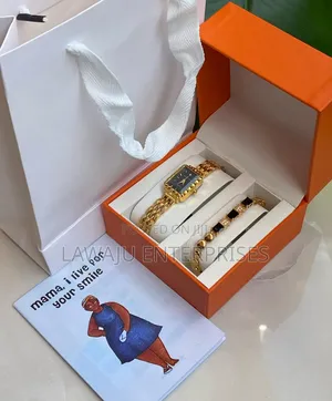 Mother's Day Gift Pack With Gold Watch