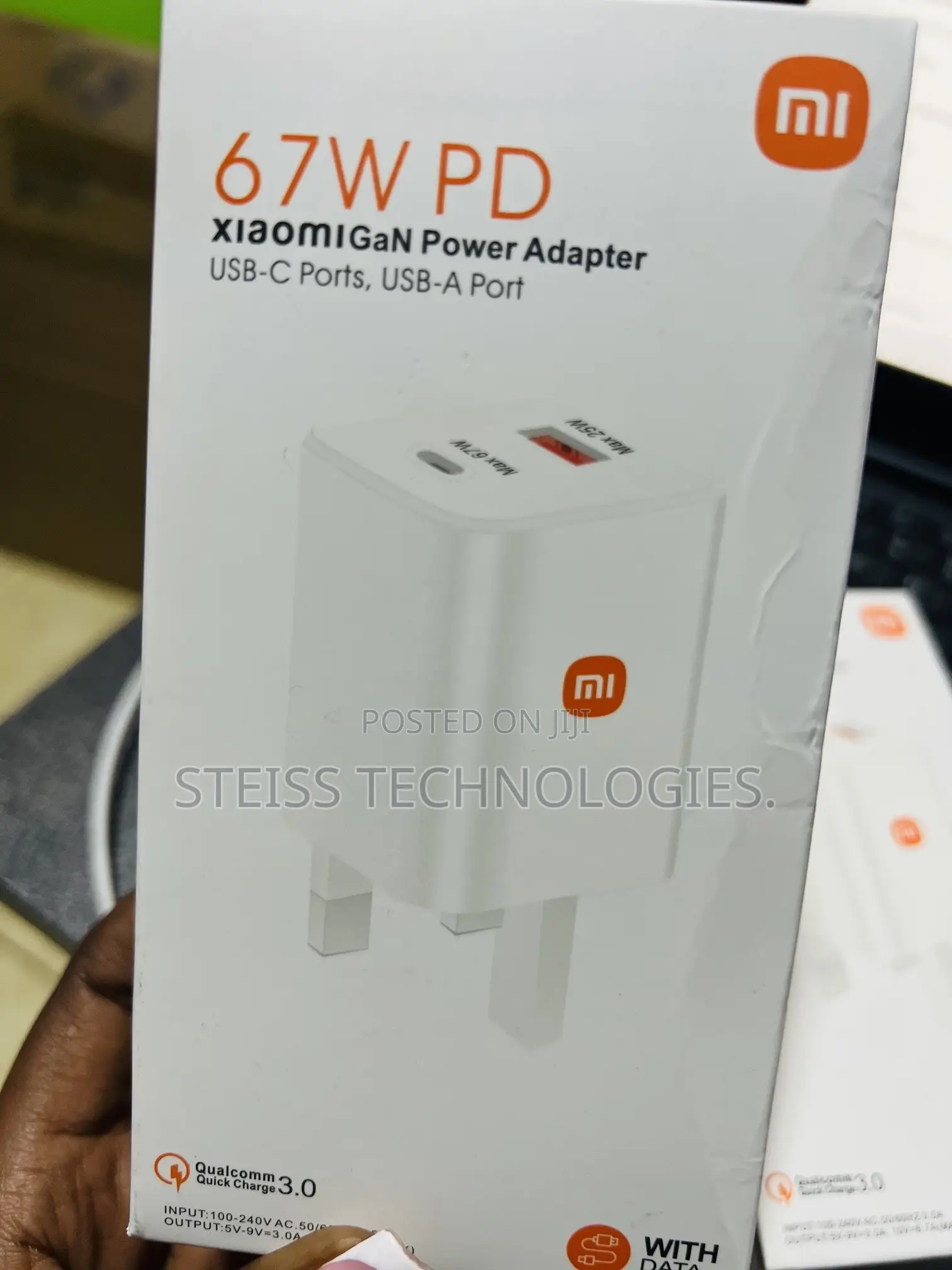 67watts Usb C Power Adapter Xiaomi Fast Charger.