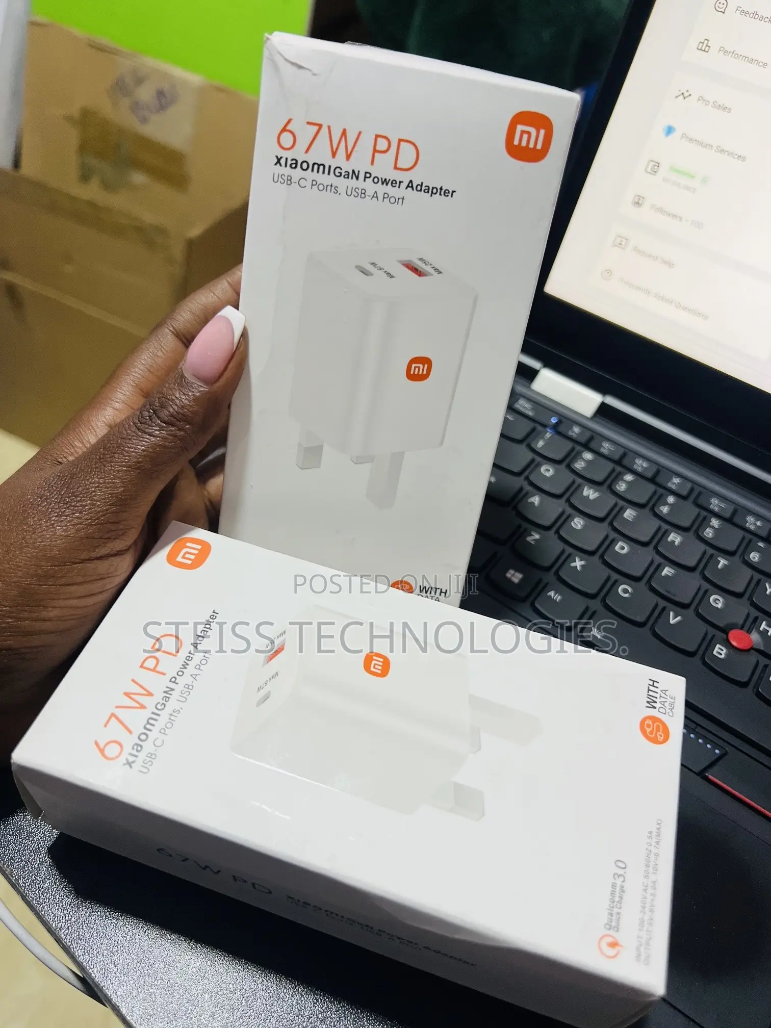 67watts Usb C Power Adapter Xiaomi Fast Charger.