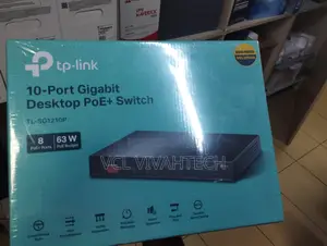 Tplink Tl-sg1210p 10-port Network Switch