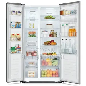 518 Litres Hisense Silver Fridge Side By Side