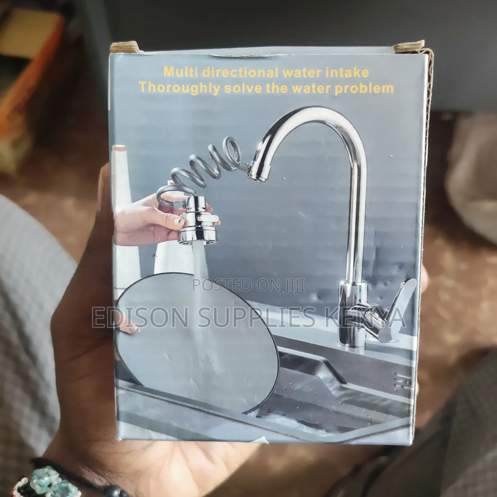 Kitchen Tap Faucet Extender 3-Settings Pull-Out Sprayer Tap