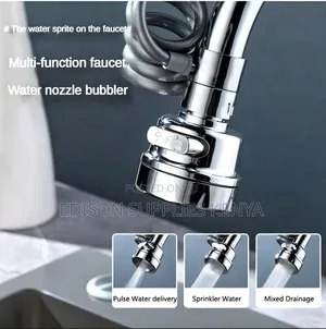 Kitchen Tap Faucet Extender 3-Settings Pull-Out Sprayer Tap