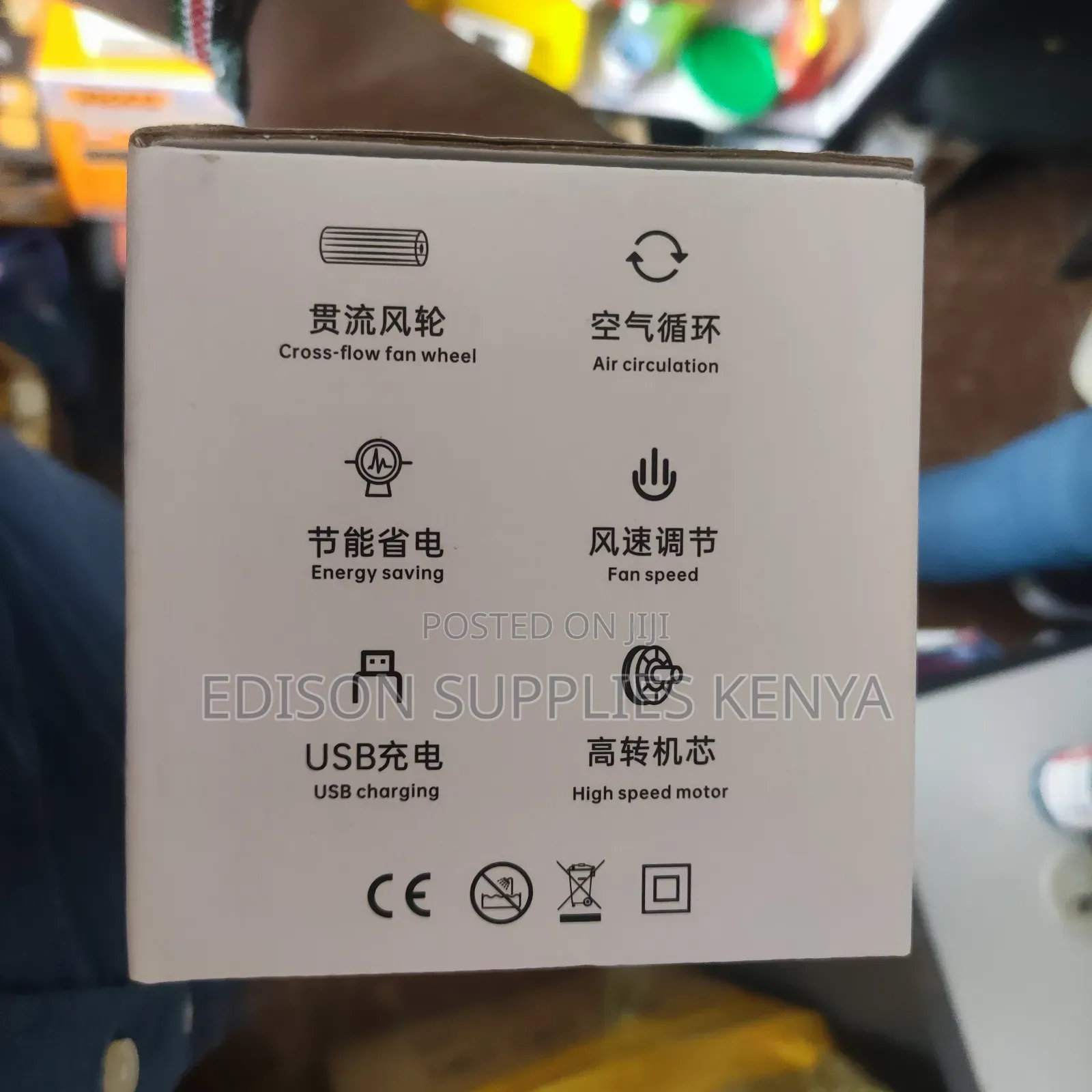Desktop Mini Tower Fan Cooling Table Fans Silent Bladeless