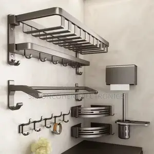 7pcs Bathroom Storage Rack Set