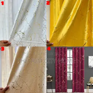 Smooth 3pc Velvety Curtains Available