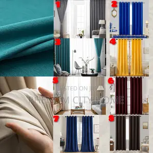 3pc Heavy Velvety Curtains