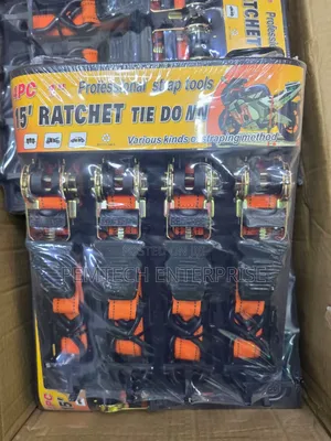 4pcs Ratchet Tie Down Set