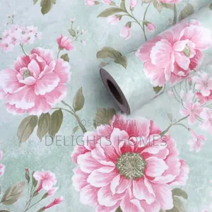 Adhesive Flower Wallpapers_sb
