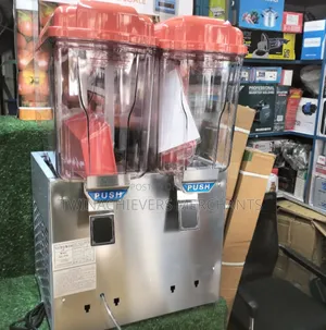 Commercial 2 Jugs/Column/Chambers Juice Dispenser