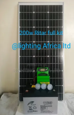 200w Ritar Battery Complete Kit