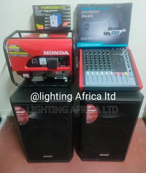 Rural Complete Public Address With 6ch Powered Mixer + Generator