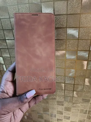 Infinix Hot 50 Pro Plus Brown Leather Flip Case