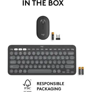 Logitech Pebble 2 Combo Wireless Keyboard Mouse