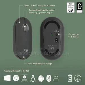 Logitech Pebble 2 Combo Wireless Keyboard Mouse