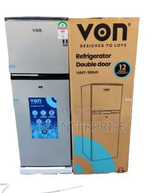 136 Litres Double Door Von Refrigerator