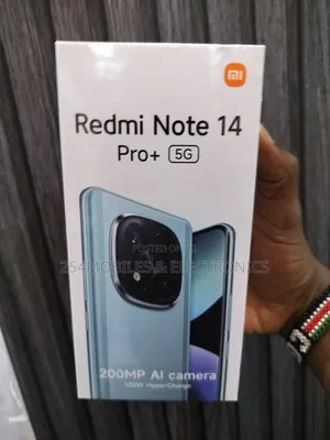 New Xiaomi Redmi Note 14 Pro+ 5G 512 GB Black