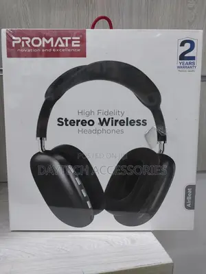 Promate Airbeat Ergonomic Over-Ear Bluetooth 5.0 Headset