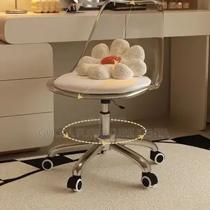 Office Stool:Translucent Contemporary Work Stool for Office