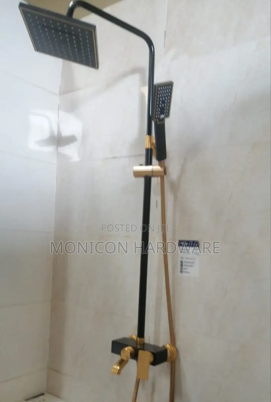 Shower Mixer (Black Gold)