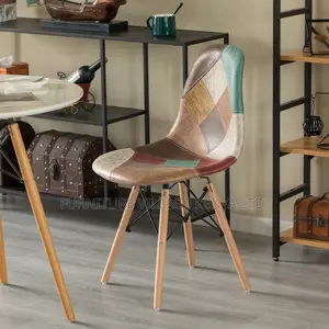 Dining Chair:Artistic Upholstered Office Lounge Seat