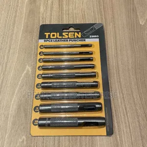 9pcs Tolsen Leather Punch