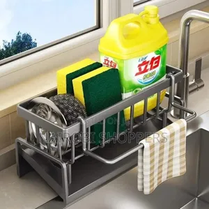 Sink Caddy With Towel Holder
