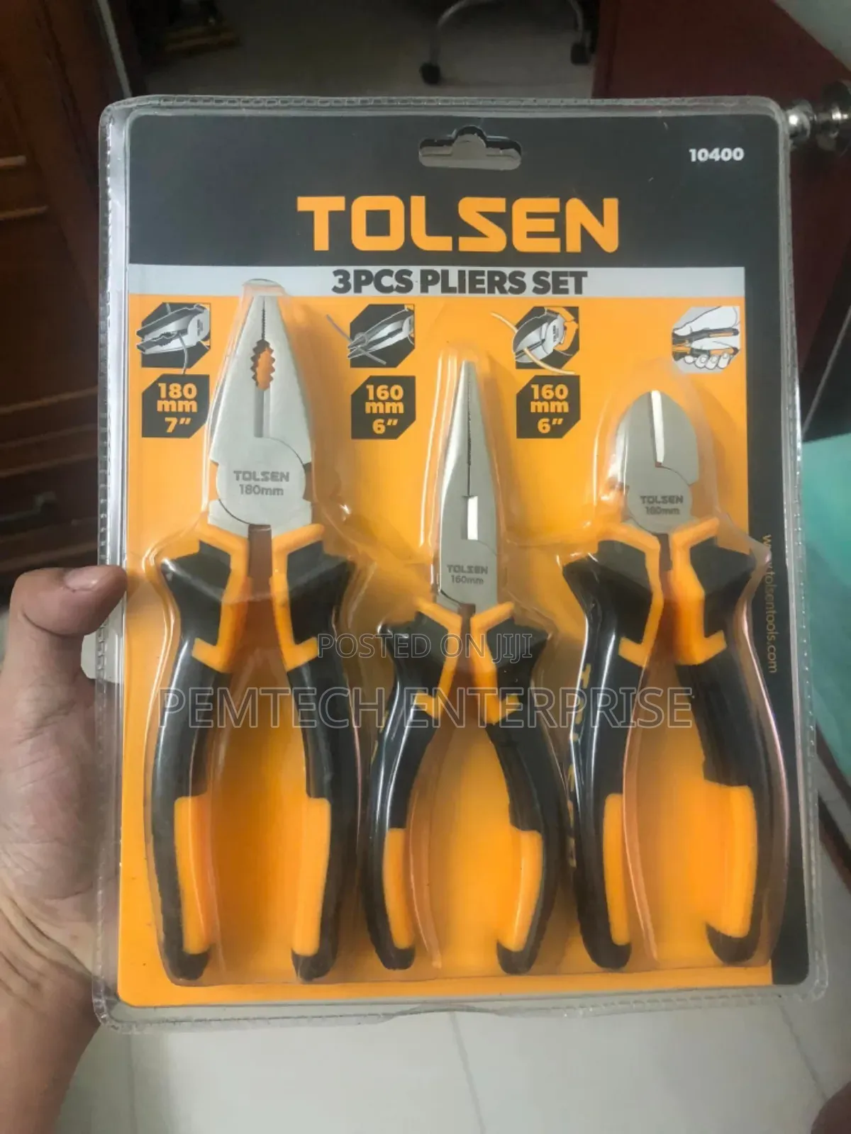 Tolsen 3pcs Pliers Set