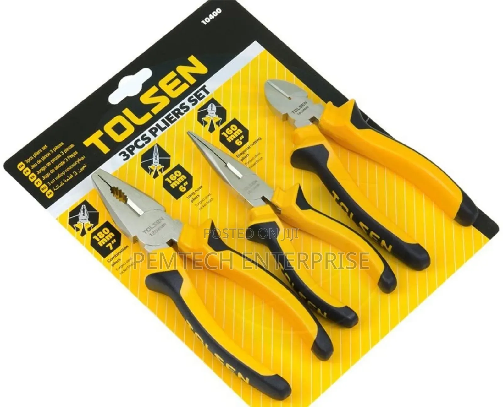 Tolsen 3pcs Pliers Set