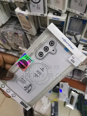 Colala Samsung Galaxy A55 Transparent Magsafe Case-White