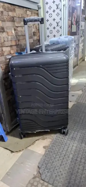 Single Unbreakable Large Rubber Suitcase