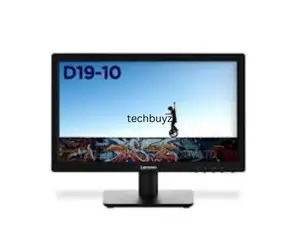 Lenovo D19-10 18.5" Hd Monitor, Black Color,
