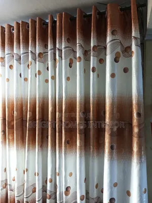 Floral Curtains Available Brown Floral Curtains in Stock