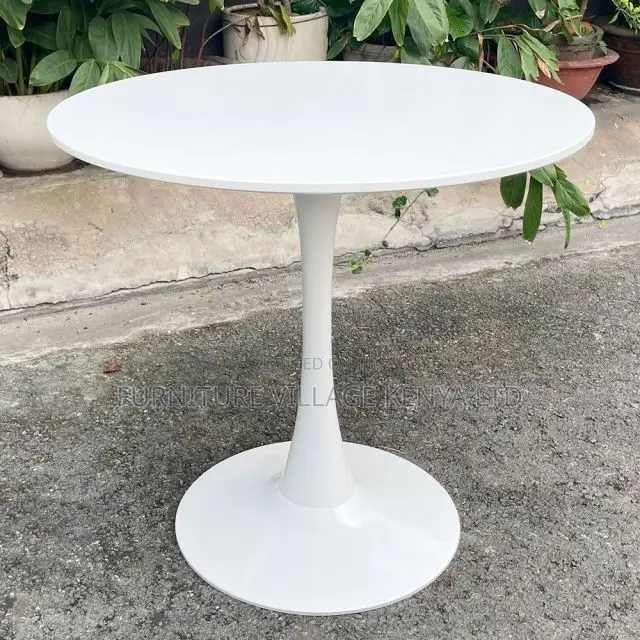 Dining Table: Circular Pedestal Tulip Coffee Table – 80cm