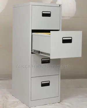 Office Cabinet:4-Drawer Office Metal Frame Storage Cabinet